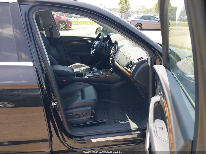 2018 Audi Q5 VIN WA1BNBFY4J2103926 IAAI salvage auction — LEFT FRONT, Salvage (Virginia), sold $6,000 on 2026-07-28 (photo 5)