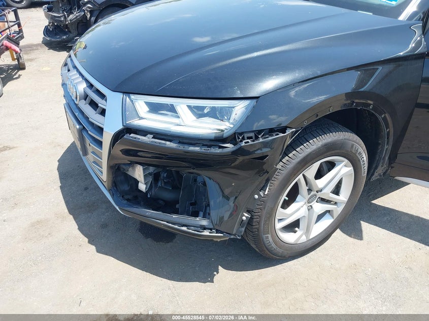 2018 Audi Q5 VIN WA1BNBFY4J2103926 IAAI salvage auction — LEFT FRONT, Salvage (Virginia), sold $6,000 on 2026-07-28 (photo 6)