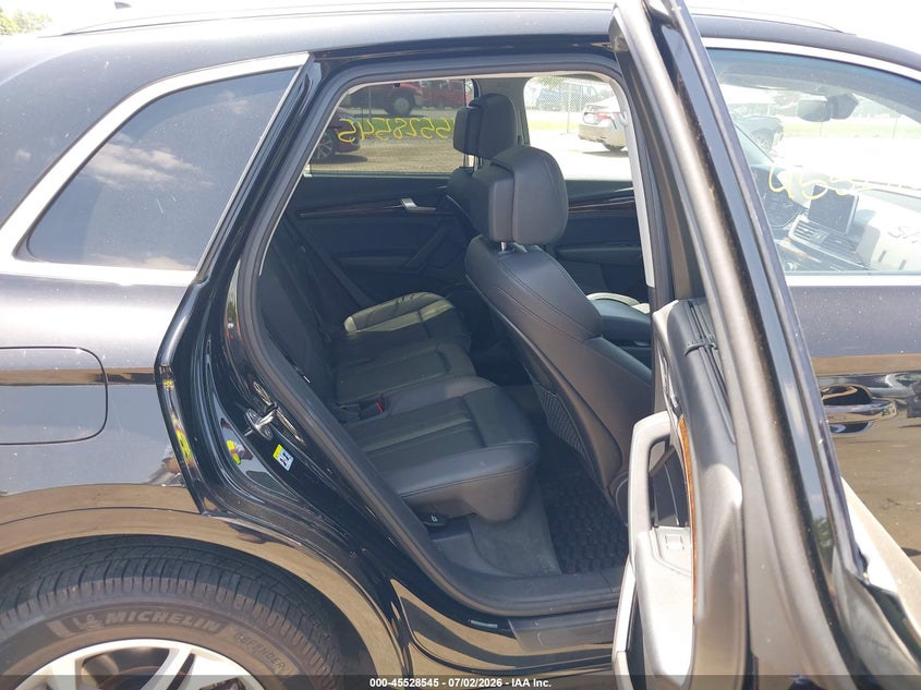 2018 Audi Q5 VIN WA1BNBFY4J2103926 IAAI salvage auction — LEFT FRONT, Salvage (Virginia), sold $6,000 on 2026-07-28 (photo 8)