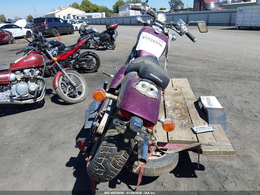 1988 Honda Vt600 VIN JH2PC2111JM000745 IAAI salvage auction — NORMAL WEAR, Clear - Dealer Only (California), sold $25 on 2026-07-28 (photo 6)