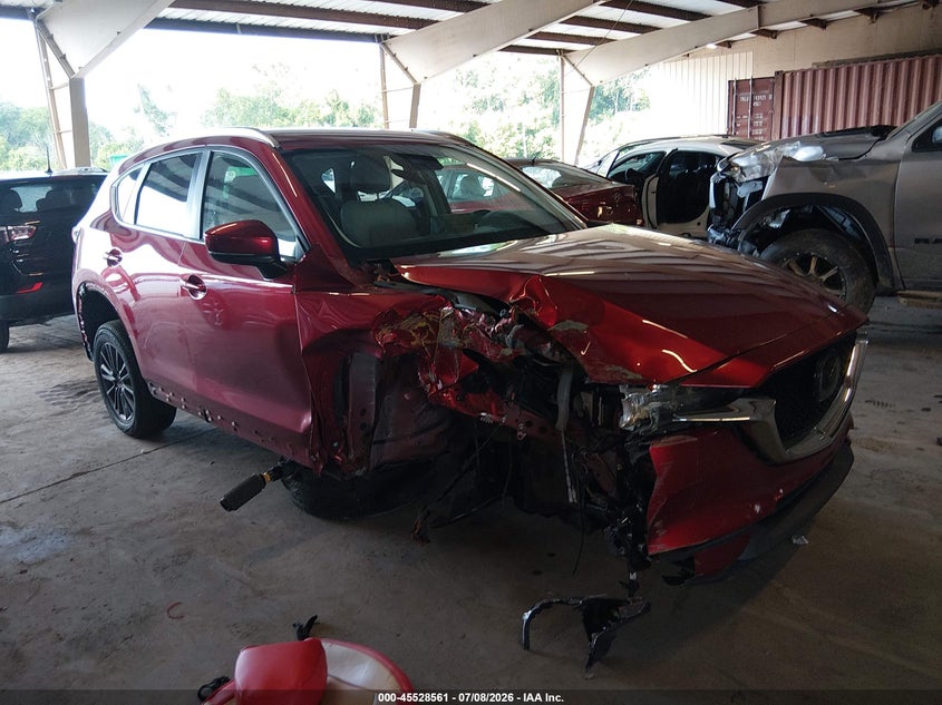 2021 Mazda Cx-5 VIN JM3KFACM5M1377894 IAAI salvage auction — RIGHT FRONT, Salvage Title, sold $3,250 on 2026-08-03 (photo 1)