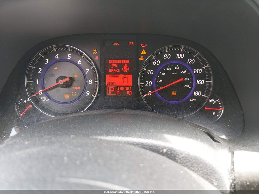 2009 Infiniti Fx35 VIN JNRAS18U29M101624 IAAI salvage auction — NORMAL WEAR, Original (Texas), sold $225 on 2026-07-20 (photo 7)