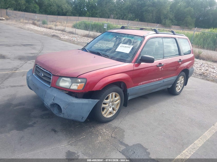 2004 Subaru Forester VIN JF1SG63604H742841 IAAI salvage auction — FRONT & REAR, Rebuilt/Restored (Utah), sold $300 on 2026-07-09 (photo 2)