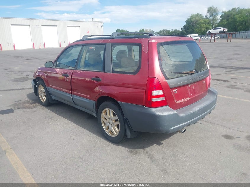 2004 Subaru Forester VIN JF1SG63604H742841 IAAI salvage auction — FRONT & REAR, Rebuilt/Restored (Utah), sold $300 on 2026-07-09 (photo 3)