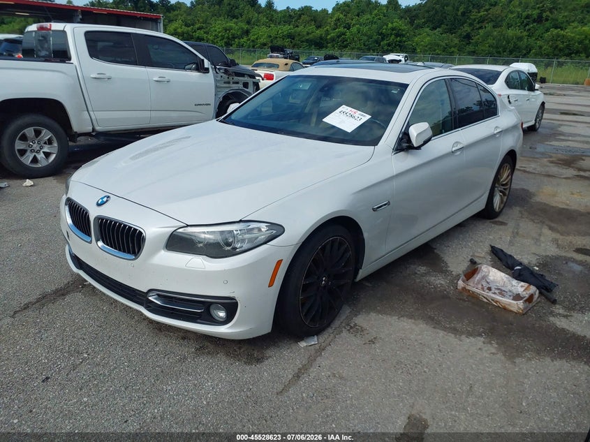 2016 BMW 5er VIN WBA5A5C5XGG348829 IAAI salvage auction — NORMAL WEAR, Clear (Louisiana), sold $225 on 2026-07-28 (photo 2)