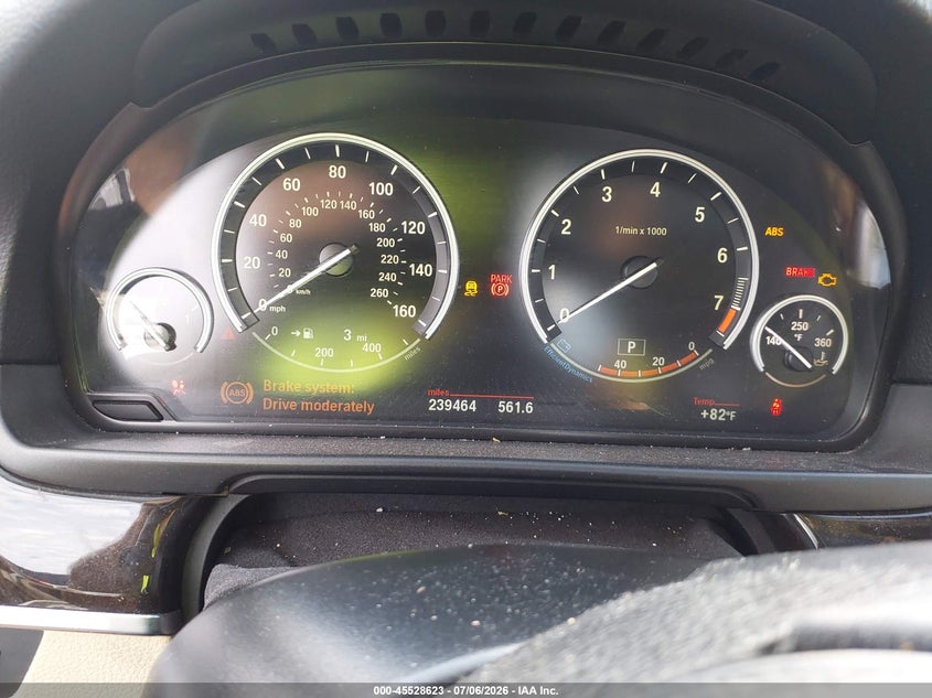 2016 BMW 5er VIN WBA5A5C5XGG348829 IAAI salvage auction — NORMAL WEAR, Clear (Louisiana), sold $225 on 2026-07-28 (photo 7)