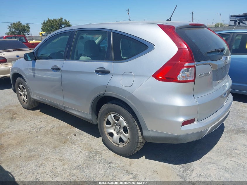 2016 Honda Cr-v VIN 2HKRM3H35GH509820 IAAI salvage auction — NORMAL WEAR, Clear - Dealer Only (California), sold $4,450 on 2026-07-09 (photo 3)