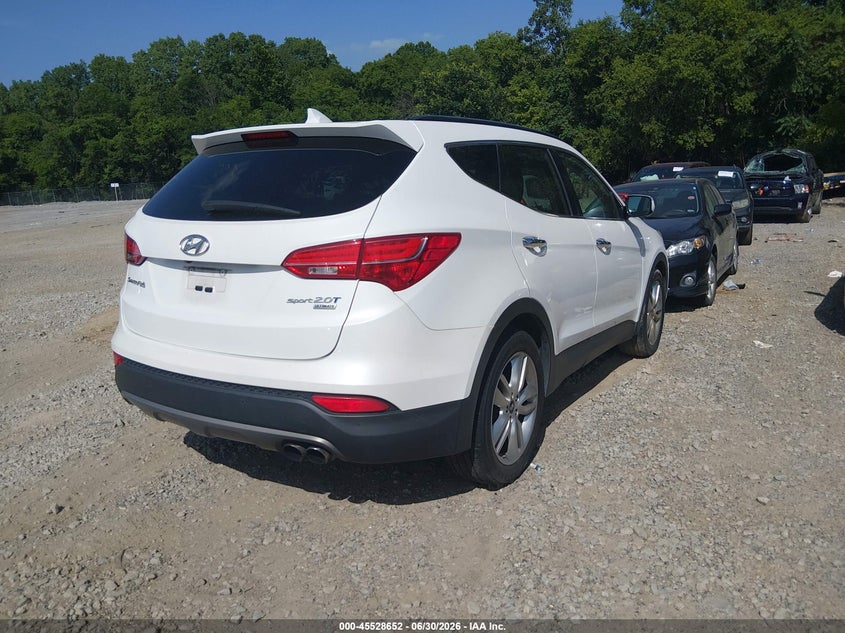 2015 Hyundai Santa fe VIN 5XYZW4LA3FG263667 IAAI salvage auction — NORMAL WEAR, Clear (Alabama), sold $650 on 2026-07-16 (photo 4)