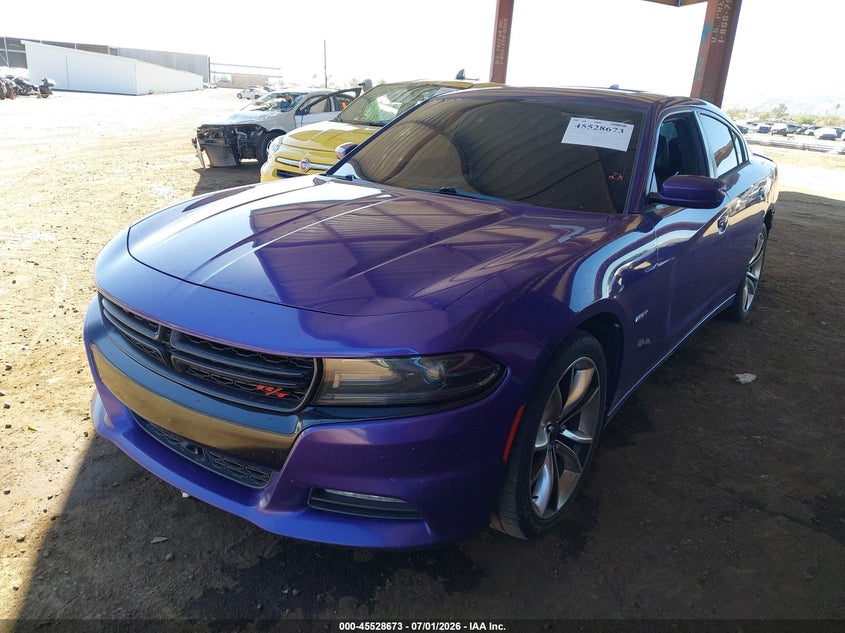 2016 Dodge Charger VIN 2C3CDXCT3GH180150 IAAI salvage auction — RIGHT SIDE, Salvage Title, sold $4,650 on 2026-08-03 (photo 2)
