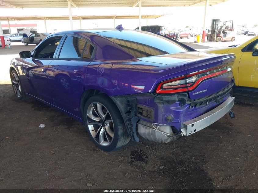 2016 Dodge Charger VIN 2C3CDXCT3GH180150 IAAI salvage auction — RIGHT SIDE, Salvage Title, sold $4,650 on 2026-08-03 (photo 3)