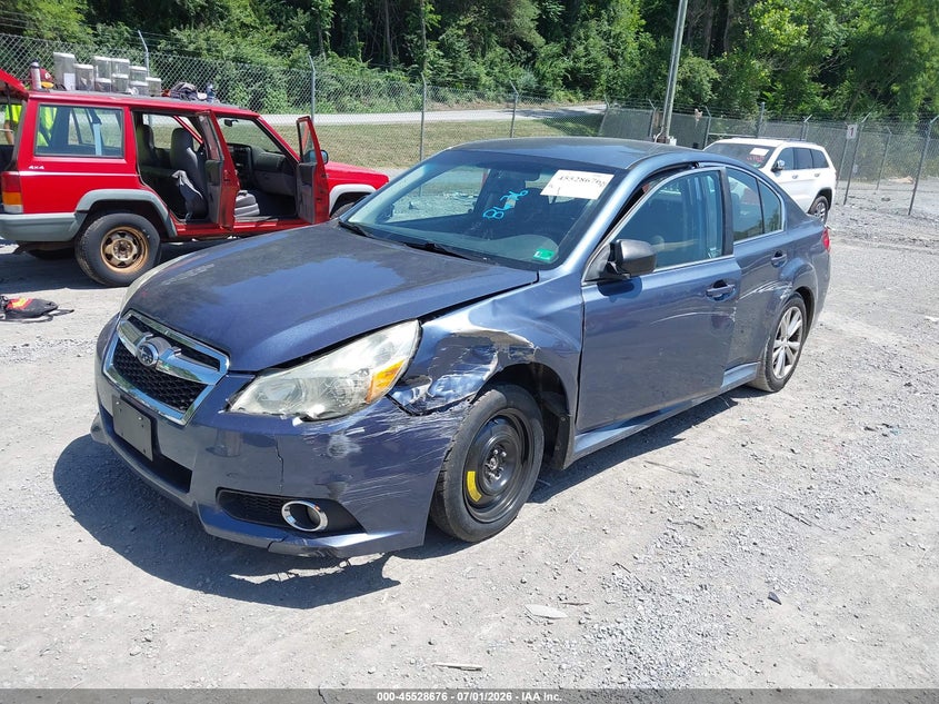 2014 Subaru LEGACY VIN 4S3BMBA62E3004584 IAAI salvage auction — FRONT & REAR, Clear (Virginia), sold $300 on 2026-07-22 (photo 2)