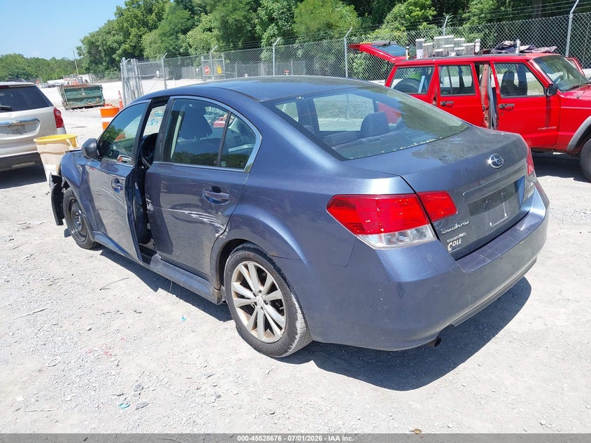 2014 Subaru LEGACY VIN 4S3BMBA62E3004584 IAAI salvage auction — FRONT & REAR, Clear (Virginia), sold $300 on 2026-07-22 (photo 3)