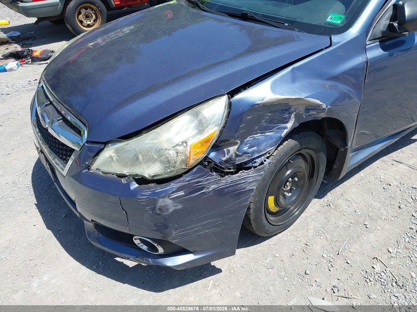 2014 Subaru LEGACY VIN 4S3BMBA62E3004584 IAAI salvage auction — FRONT & REAR, Clear (Virginia), sold $300 on 2026-07-22 (photo 6)