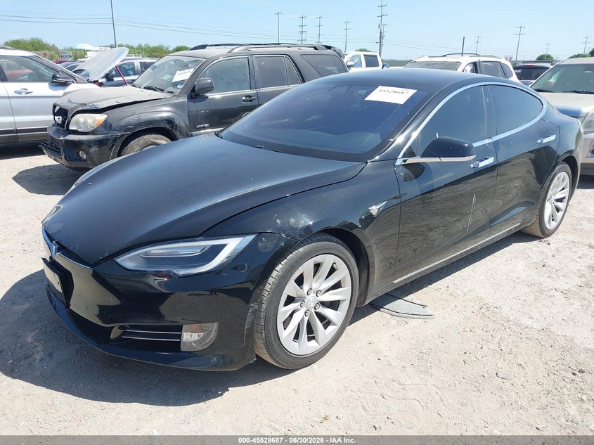 2017 Tesla Model s VIN 5YJSA1E11HF214876 IAAI salvage auction — LEFT FRONT, Original (Texas), sold $8,900 on 2026-07-13 (photo 2)