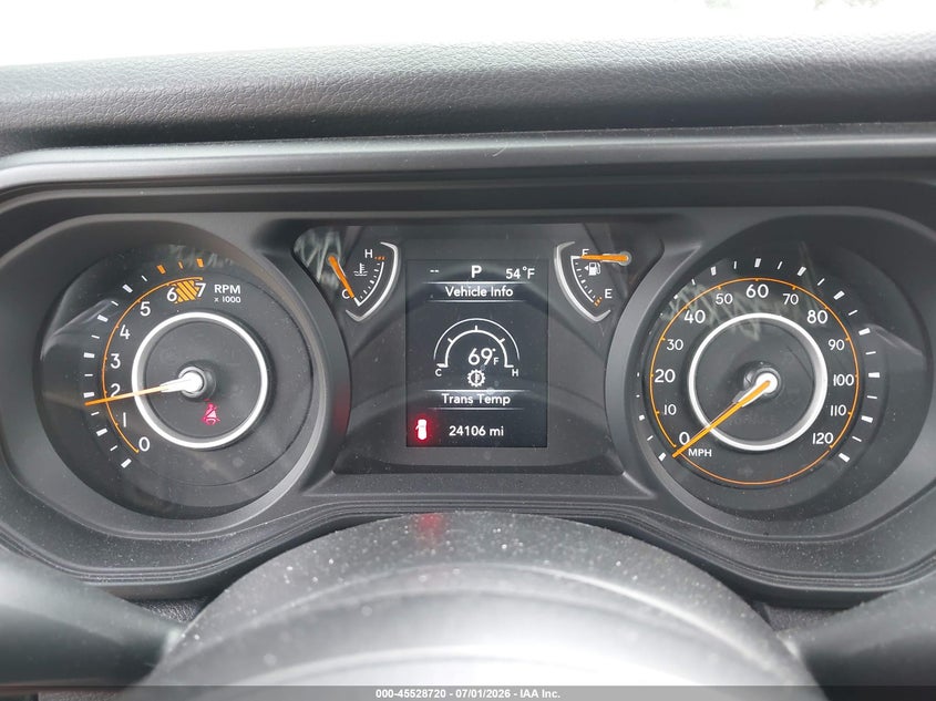2025 Jeep Wrangler / VIN 1C4PJXDN7SW555621 IAAI salvage auction — FRONT END, Salvage Title, sold $21,700 on 2026-07-29 (photo 7)