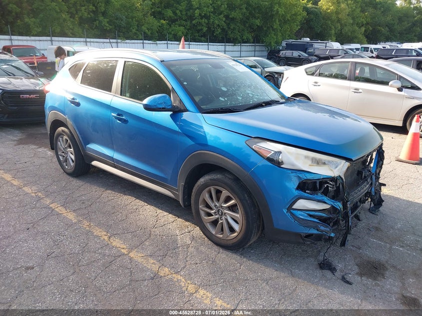 2017 Hyundai Tucson VIN KM8J3CA47HU550701 IAAI salvage auction — FRONT END, Clear (Michigan), sold $875 on 2026-07-27 (photo 1)