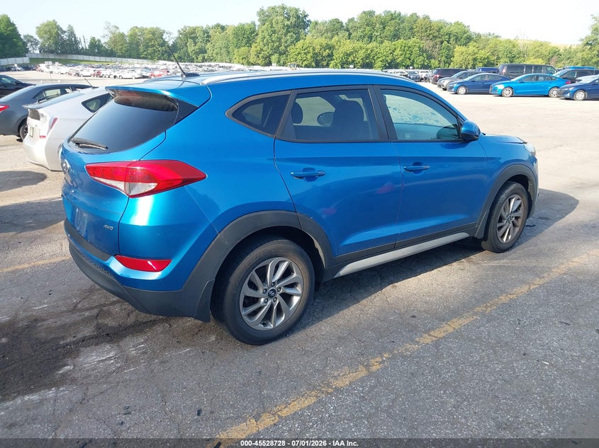 2017 Hyundai Tucson VIN KM8J3CA47HU550701 IAAI salvage auction — FRONT END, Clear (Michigan), sold $875 on 2026-07-27 (photo 4)