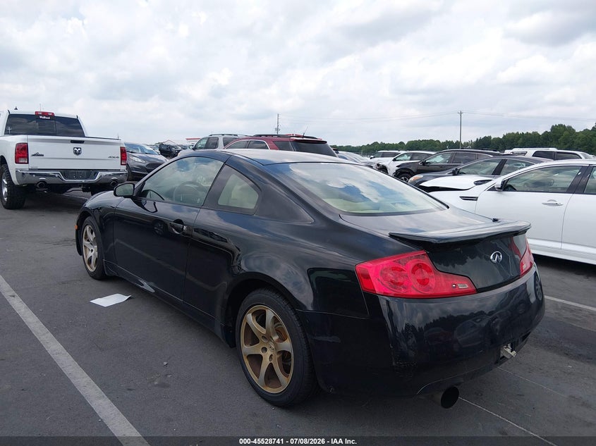 2007 Infiniti G35 VIN JNKCV54E27M903902 IAAI salvage auction — NORMAL WEAR, Clear (New York), sold $100 on 2026-07-15 (photo 3)
