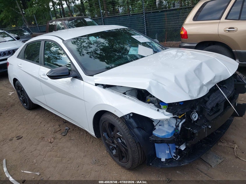 2026 Hyundai Elantra VIN KMHLM4DG8TU227462 IAAI salvage auction — FRONT END, Salvage Title, sold $7,900 on 2026-07-08 (photo 1)