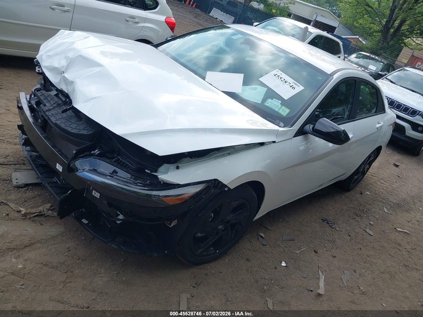 2026 Hyundai Elantra VIN KMHLM4DG8TU227462 IAAI salvage auction — FRONT END, Salvage Title, sold $7,900 on 2026-07-08 (photo 2)