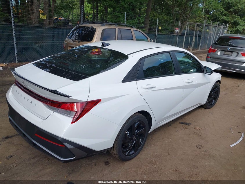 2026 Hyundai Elantra VIN KMHLM4DG8TU227462 IAAI salvage auction — FRONT END, Salvage Title, sold $7,900 on 2026-07-08 (photo 4)