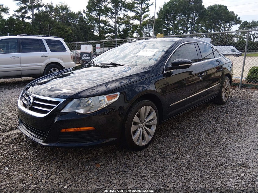 2012 Volkswagen Cc VIN WVWMN7AN8CE515566 IAAI salvage auction — NORMAL WEAR, Clear (Alabama), sold $275 on 2026-07-27 (photo 2)