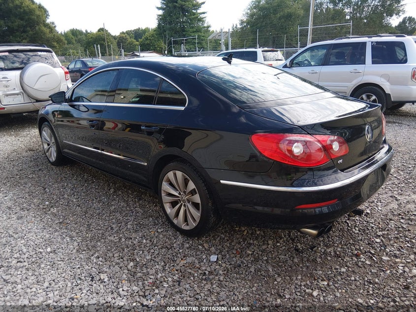 2012 Volkswagen Cc VIN WVWMN7AN8CE515566 IAAI salvage auction — NORMAL WEAR, Clear (Alabama), sold $275 on 2026-07-27 (photo 3)