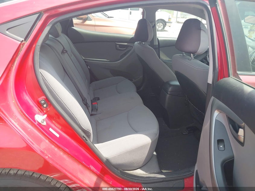 2014 Hyundai Elantra VIN KMHDH4AE3EU158193 IAAI salvage auction — NORMAL WEAR, Clear (Pennsylvania), sold $375 on 2026-07-08 (photo 8)