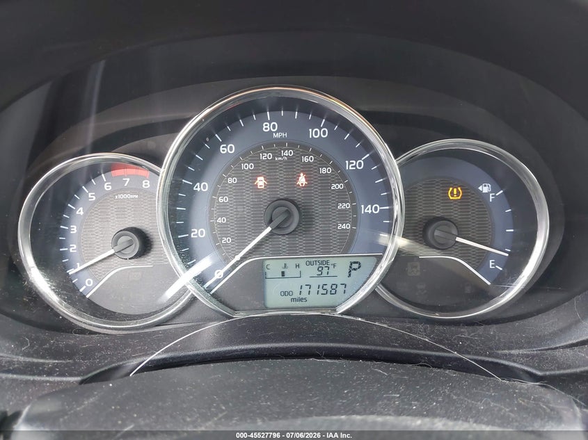 2014 Toyota Corolla VIN 5YFBURHE4EP051693 IAAI salvage auction — FRONT END, Salvage (North Carolina), sold $2,200 on 2026-07-22 (photo 7)