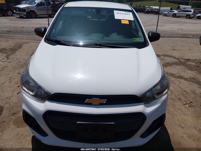 2016 Chevrolet Spark VIN KL8CB6SA1GC562944 IAAI salvage auction — NORMAL WEAR, Clear-Dealer Only (West Virginia), sold $525 on 2026-07-17 (photo 6)