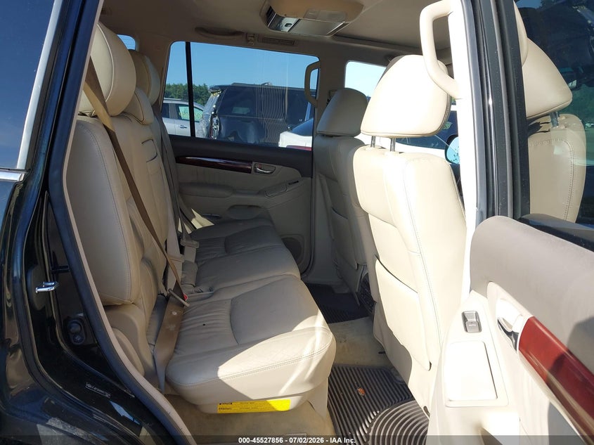 2009 Lexus Gx 470 VIN JTJBT20X090177019 IAAI salvage auction — ENGINE DAMAGE, Clear (Massachusetts), sold $1,200 on 2026-07-10 (photo 8)