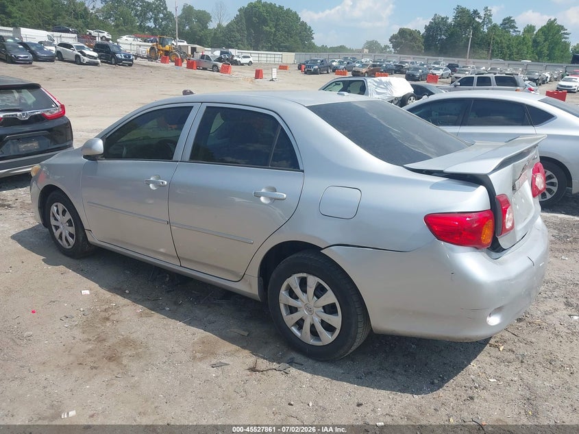 2009 Toyota Corolla VIN JTDBL40E69J046359 IAAI salvage auction — REAR END, Rebuildable (Florida), sold $1,400 on 2026-07-22 (photo 3)