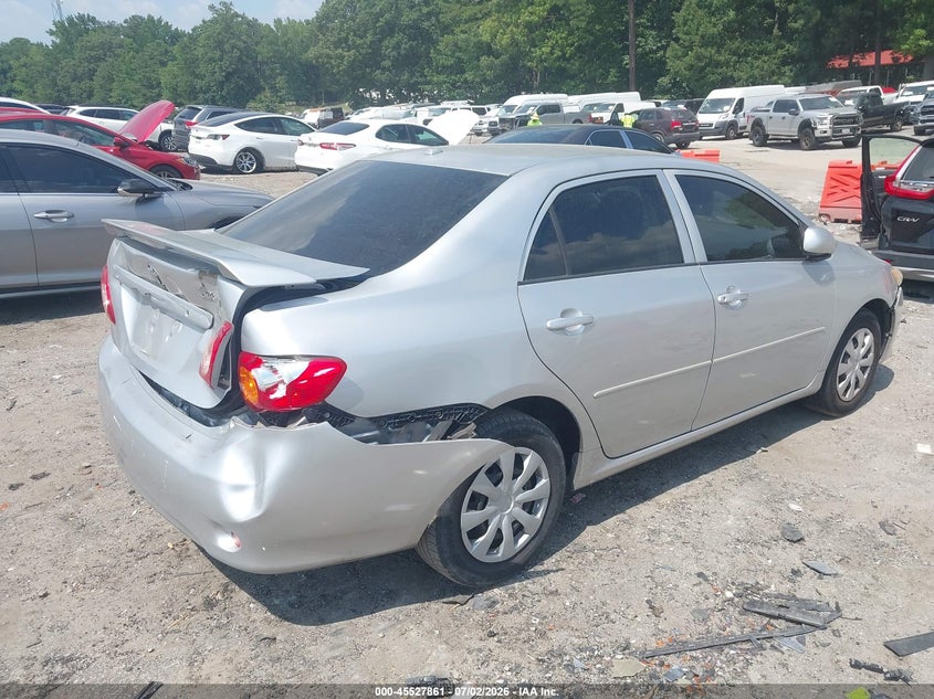 2009 Toyota Corolla VIN JTDBL40E69J046359 IAAI salvage auction — REAR END, Rebuildable (Florida), sold $1,400 on 2026-07-22 (photo 4)