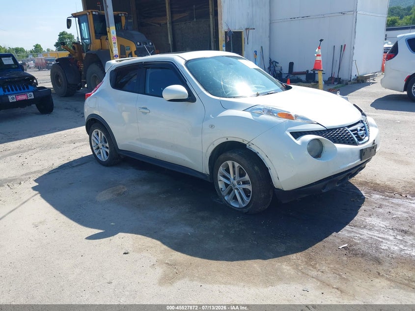 2013 Nissan Juke VIN JN8AF5MV3DT215421 IAAI salvage auction — FRONT END, Salvage (Pennsylvania), sold $250 on 2026-07-29 (photo 1)
