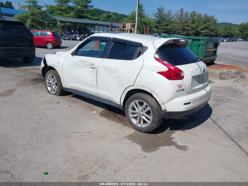 2013 Nissan Juke VIN JN8AF5MV3DT215421 IAAI salvage auction — FRONT END, Salvage (Pennsylvania), sold $250 on 2026-07-29 (photo 3)