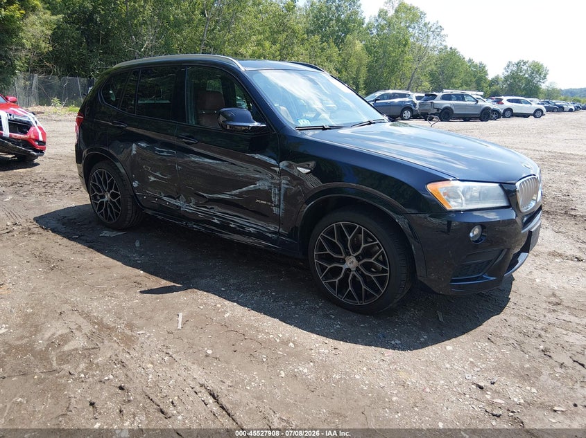 2014 BMW X3 VIN 5UXWX7C50E0E80782 IAAI salvage auction — SIDE, Clear (Massachusetts), sold $1,600 on 2026-07-12 (photo 1)