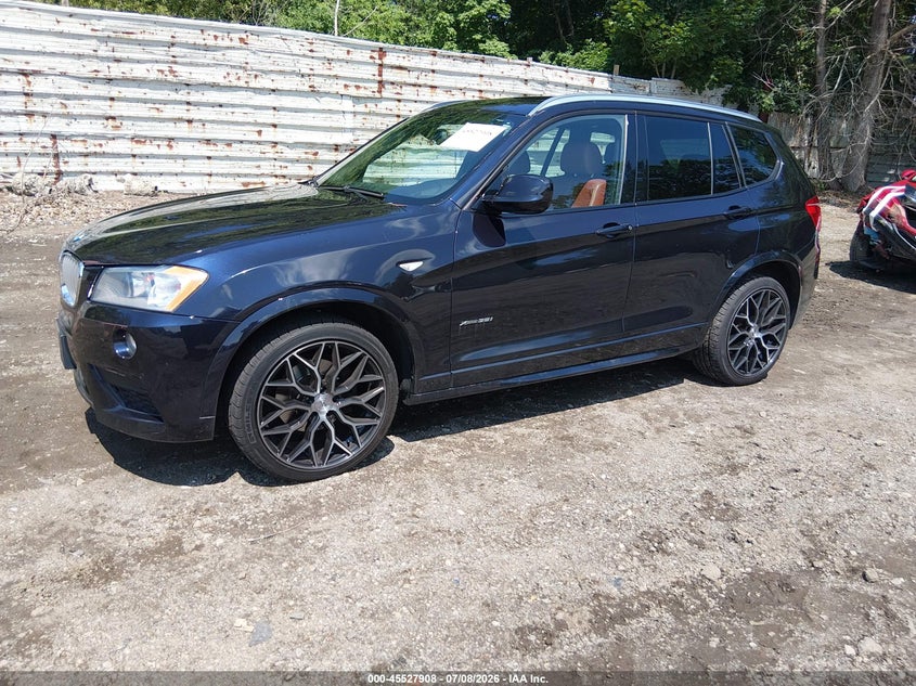 2014 BMW X3 VIN 5UXWX7C50E0E80782 IAAI salvage auction — SIDE, Clear (Massachusetts), sold $1,600 on 2026-07-12 (photo 2)
