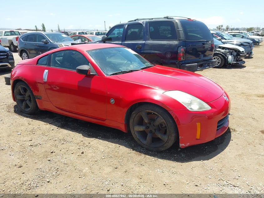 2006 Nissan 350z VIN JN1AZ34D36M331104 IAAI salvage auction — NORMAL WEAR, Clear - Dealer Only (California), sold $1,750 on 2026-07-06 (photo 1)