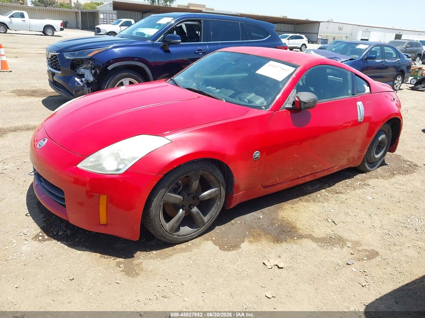 2006 Nissan 350z VIN JN1AZ34D36M331104 IAAI salvage auction — NORMAL WEAR, Clear - Dealer Only (California), sold $1,750 on 2026-07-06 (photo 2)