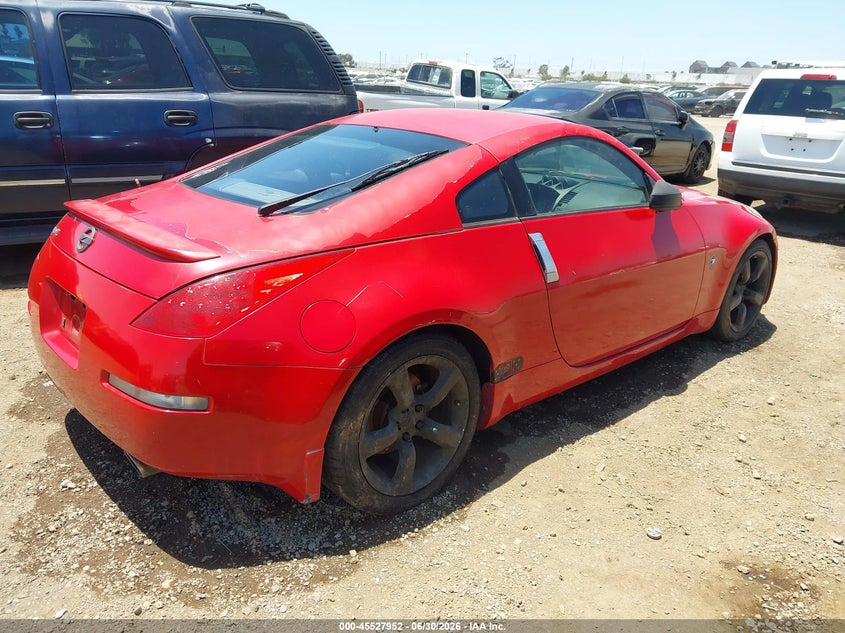 2006 Nissan 350z VIN JN1AZ34D36M331104 IAAI salvage auction — NORMAL WEAR, Clear - Dealer Only (California), sold $1,750 on 2026-07-06 (photo 4)