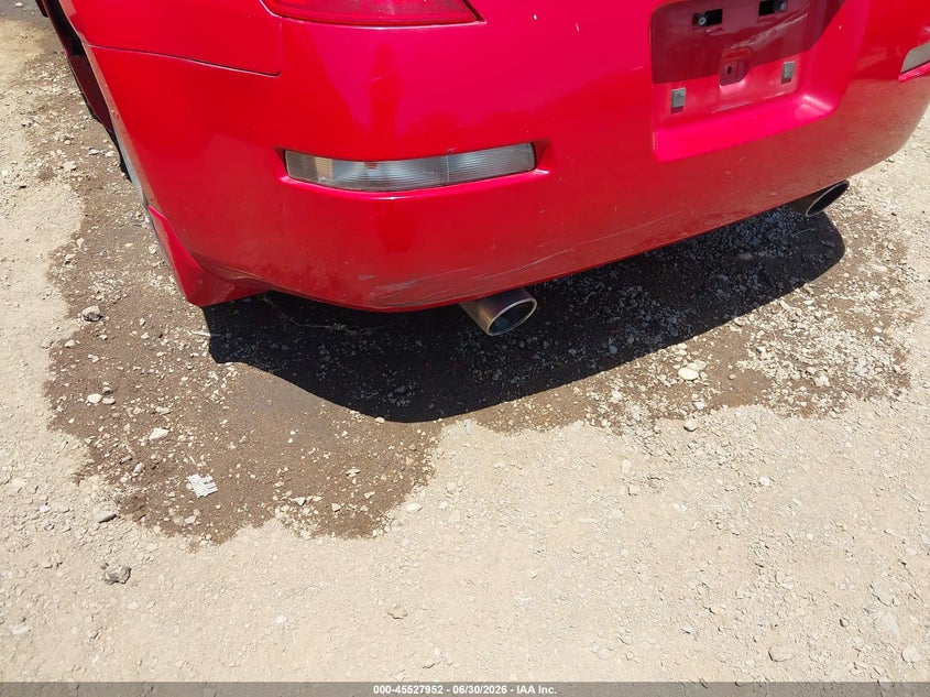 2006 Nissan 350z VIN JN1AZ34D36M331104 IAAI salvage auction — NORMAL WEAR, Clear - Dealer Only (California), sold $1,750 on 2026-07-06 (photo 6)