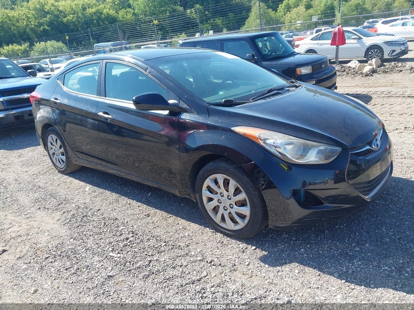 2012 Hyundai Elantra VIN KMHDH4AE6CU456718 IAAI salvage auction — NORMAL WEAR, Clear (Illinois), sold $675 on 2026-07-15 (photo 1)