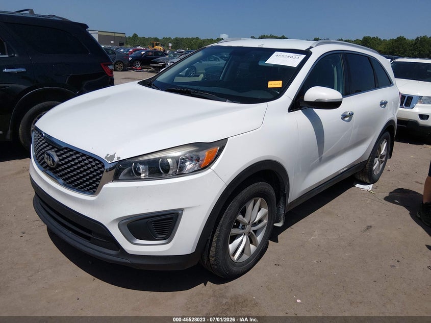 2018 Kia Sorento VIN 5XYPG4A50JG383347 IAAI salvage auction — RIGHT FRONT, Salvage Title, sold $2,500 on 2026-07-28 (photo 2)