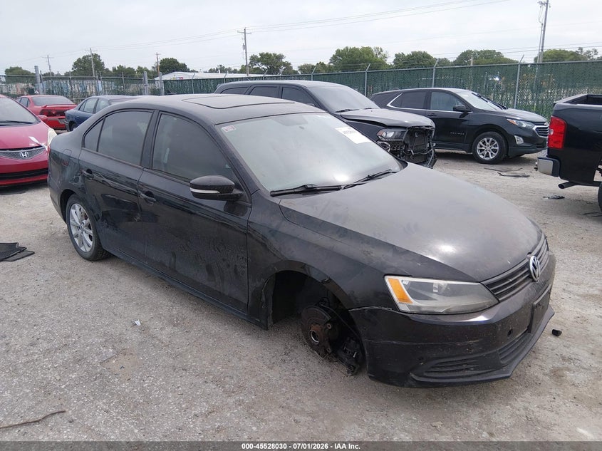 2012 Volkswagen Jetta VIN 3VWDP7AJ3CM322725 IAAI salvage auction — NORMAL WEAR, Clear (Kansas), sold $575 on 2026-07-24 (photo 1)
