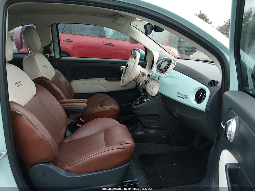 2017 Fiat 500 VIN 3C3CFFLR3HT506062 IAAI salvage auction — LEFT REAR, Salvage Title, sold $1,300 on 2026-08-03 (photo 5)