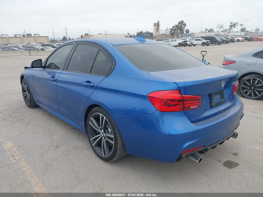 2016 BMW 3er VIN WBA8B3G59GNT92809 IAAI salvage auction — FRONT END, Salvage (California), sold $11,900 on 2026-07-29 (photo 3)