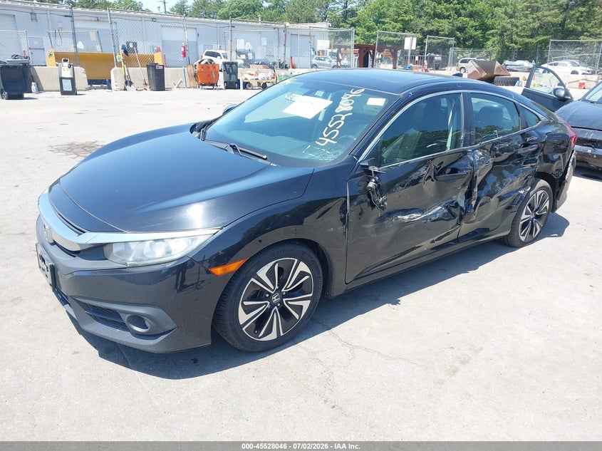 2018 Honda Civic VIN 2HGFC1F76JH644886 IAAI salvage auction — SIDE, Mv-907A (New York), sold $2,900 on 2026-07-22 (photo 2)