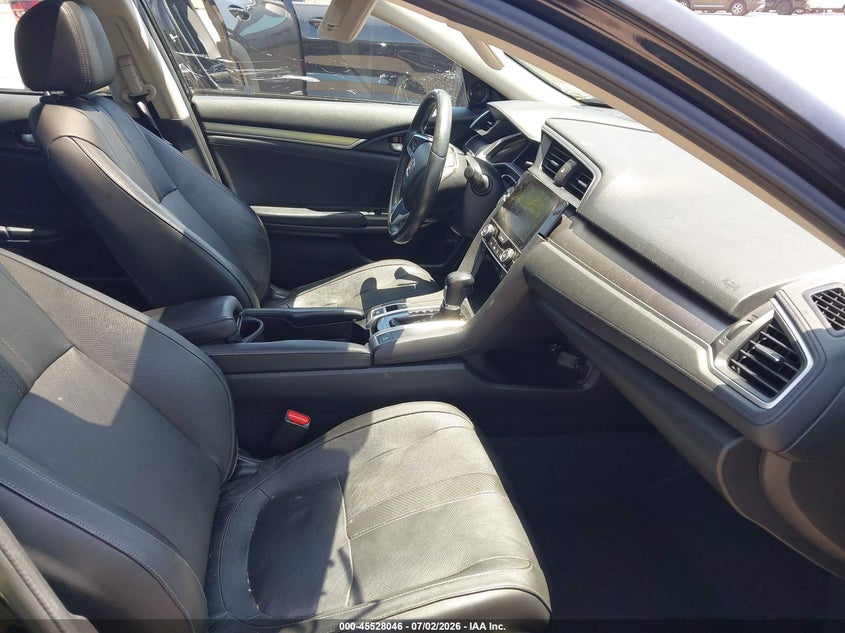 2018 Honda Civic VIN 2HGFC1F76JH644886 IAAI salvage auction — LEFT SIDE, Mv-907A (New York), sold $3,750 on 2026-07-28 (photo 5)