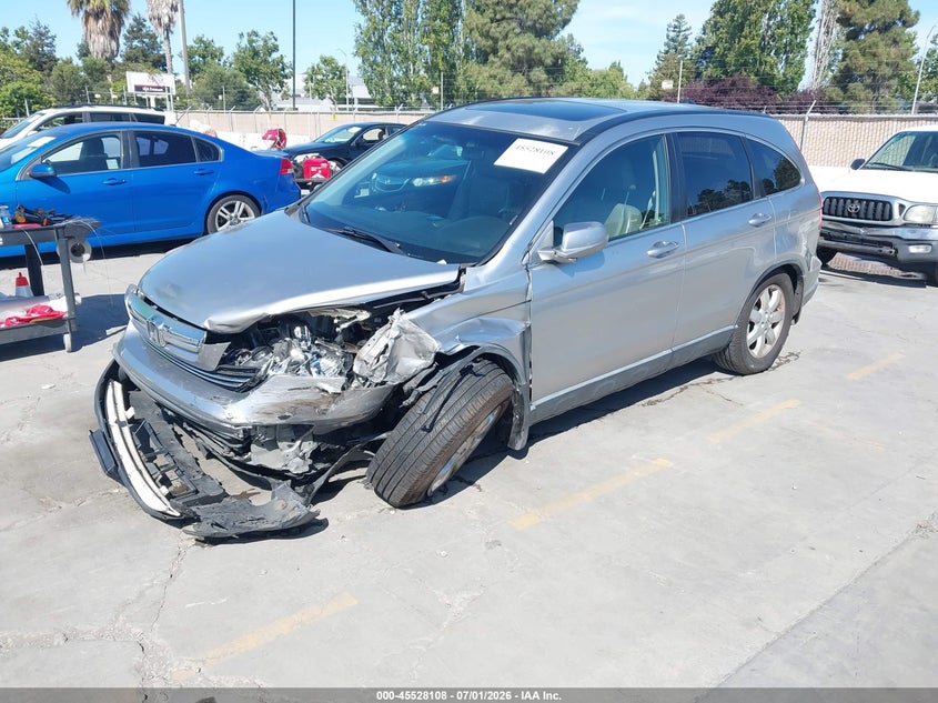 2007 Honda Cr-v VIN JHLRE387X7C057314 IAAI salvage auction — FRONT END, Salvage (California), sold $825 on 2026-07-13 (photo 2)
