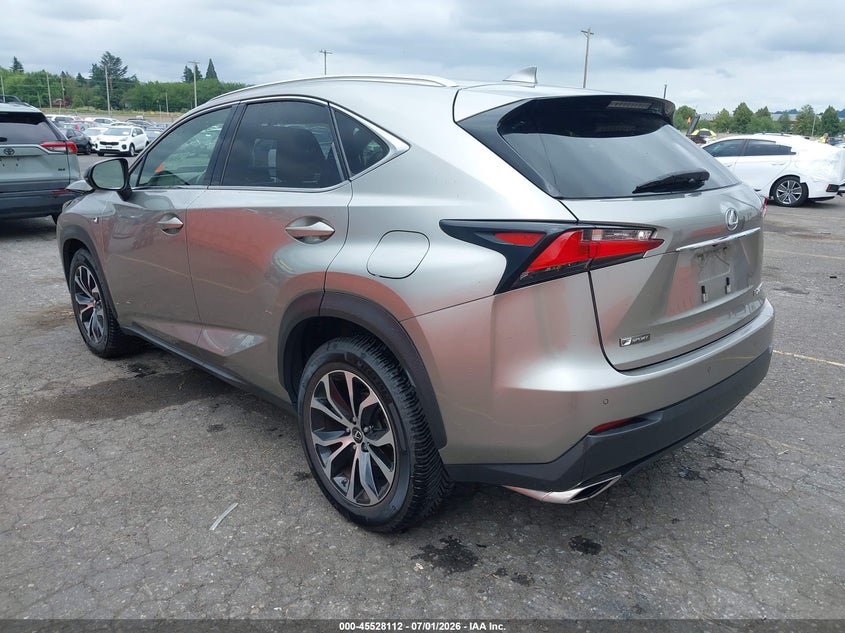 2015 Lexus Nx VIN JTJBARBZ7F2045842 IAAI salvage auction — FRONT END, Salvage (Oregon), sold $12,475 on 2026-08-29 (photo 3)
